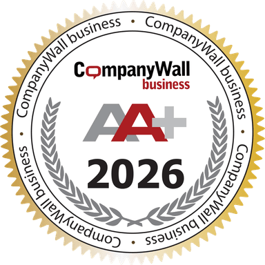 CompanyWall AA+ Certificate